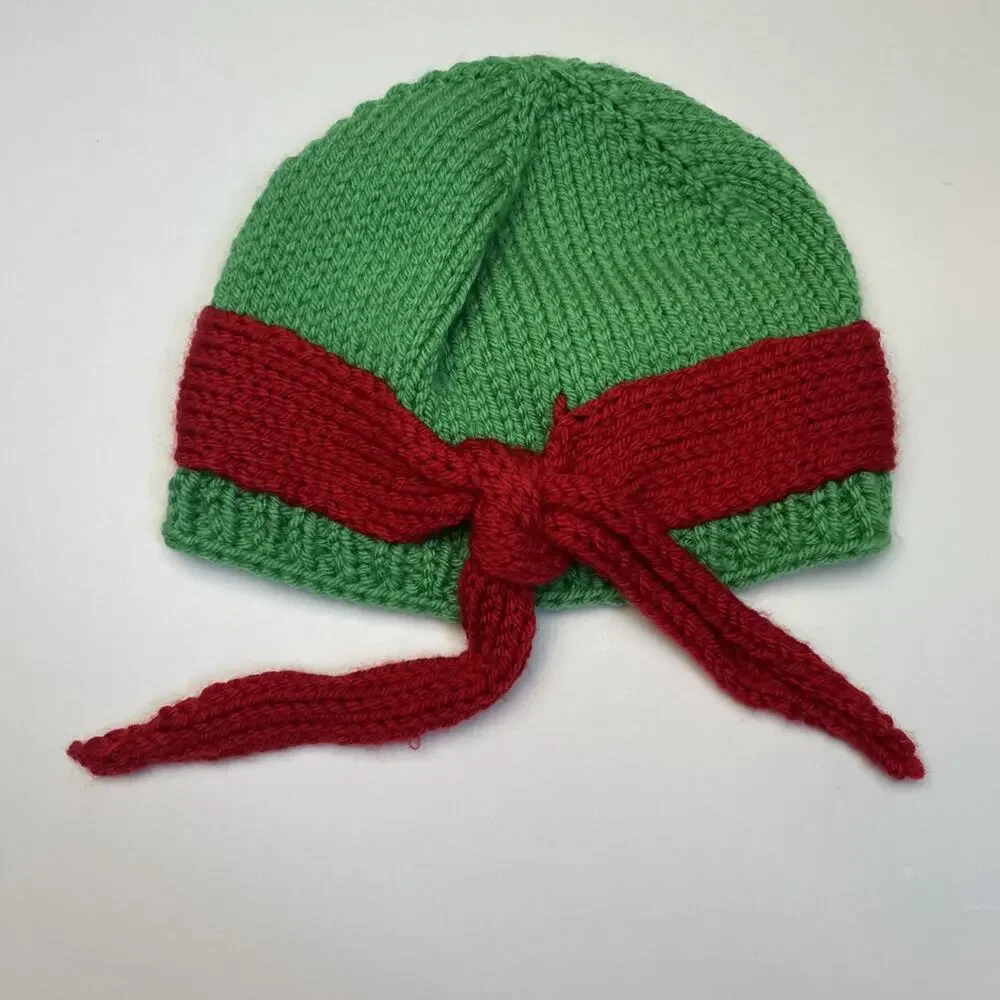 Crocheted Ninja Turtle Hat
